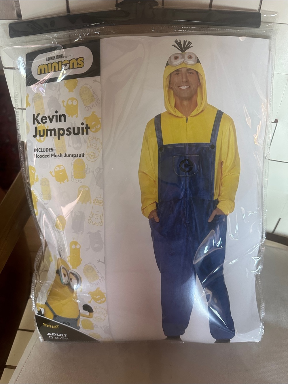 Spirit Minions Kevin Hooded Jumpsuit Yellow & Blue